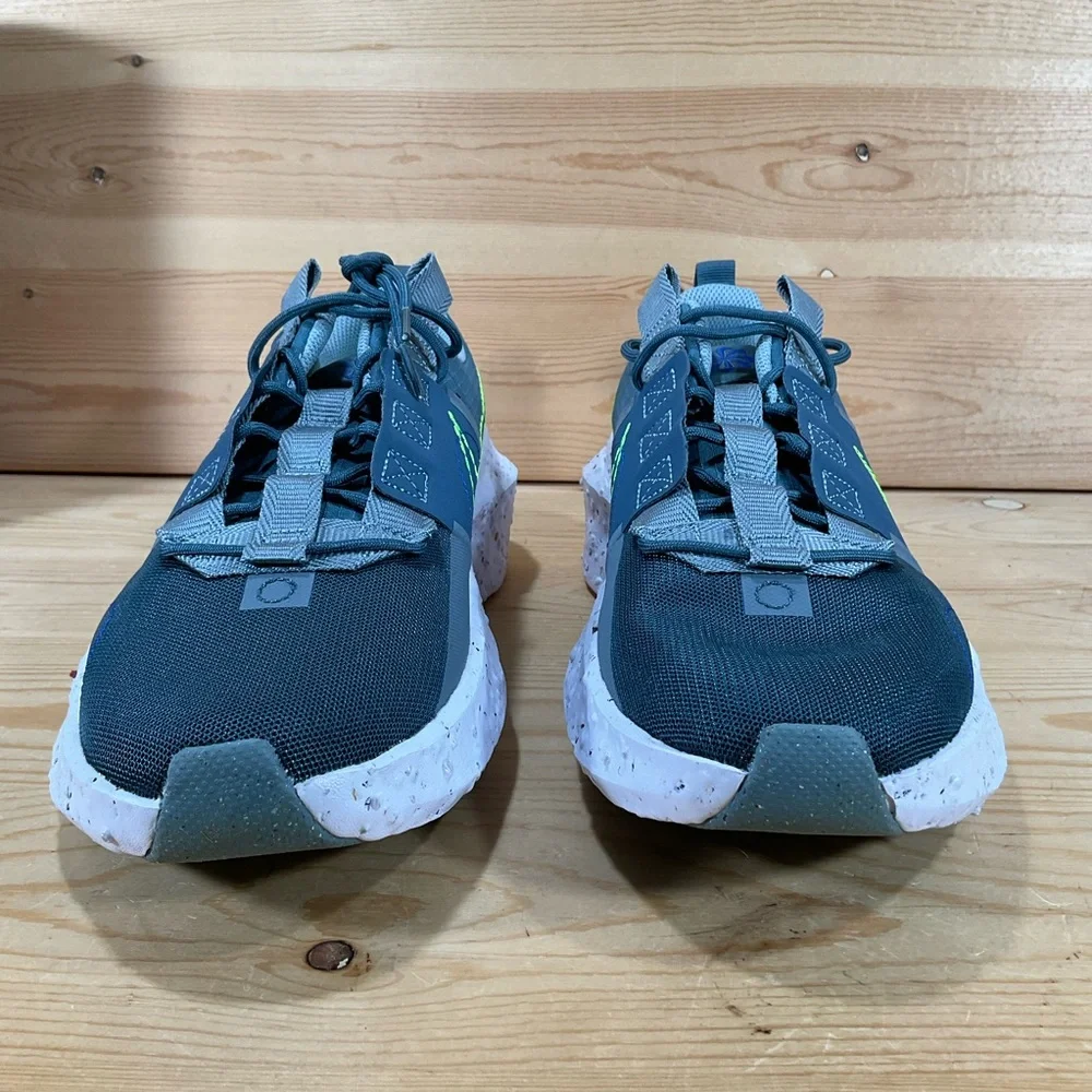 NIB Nike Men's Crater Impact SE Shoes # DJ6308 002 Size Men’s 10 green grey
